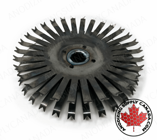 Titanium Disc for Aluminum Anodizing 30 Station Dished Disc Center