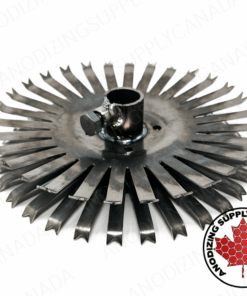 Titanium Disc for Aluminum Anodizing 30 Station Dished Disc Center