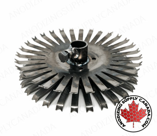 Titanium Disc for Aluminum Anodizing 30 Station Dished Disc Center