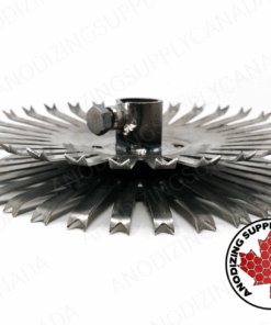 Titanium Disc for Aluminum Anodizing 30 Station Dished Disc Center