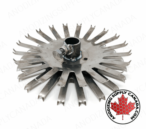Titanium Disc for Aluminum Anodizing 20 Station Dished Disc Center