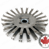 Titanium Disc for Aluminum Anodizing 20 Station Dished Disc Center