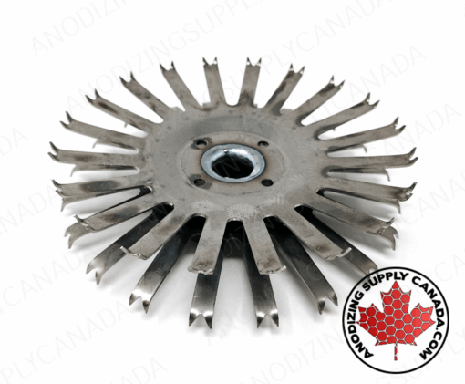Titanium Disc for Aluminum Anodizing 20 Station Dished Disc Center