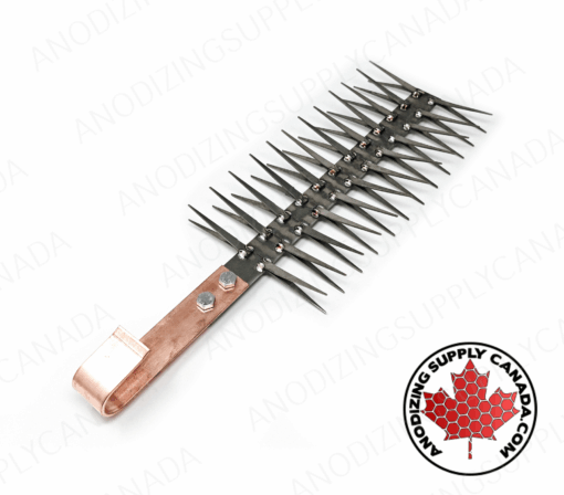 2-Sided Titanium Rack for Aluminum Anodizing