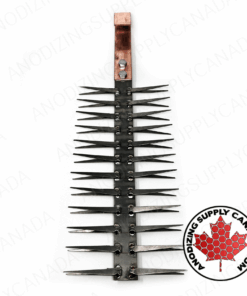 2-Sided Titanium Rack for Aluminum Anodizing