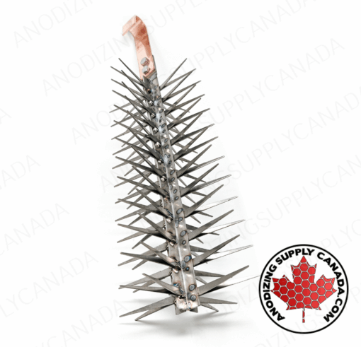 4-Sided Titanium Rack for Aluminum Anodizing