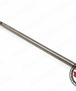 Titanium Shaft with Copper Hook for Aluminum Anodizing 23" long