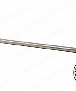 Titanium Shaft with Copper Hook for Aluminum Anodizing 23" long